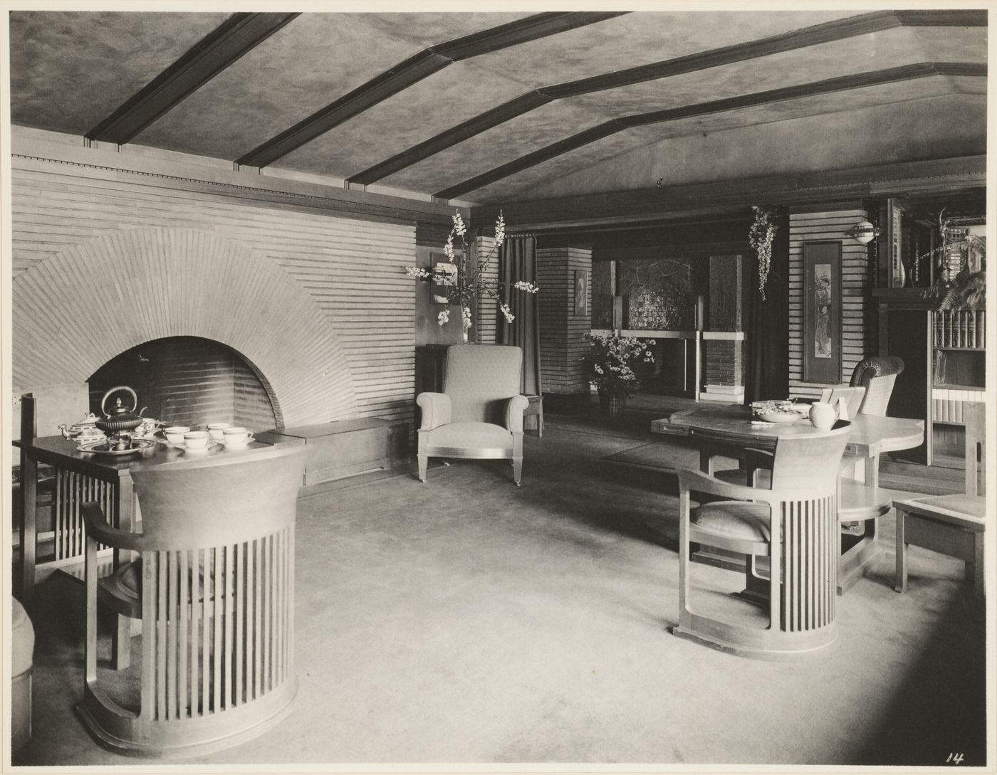 Darwin D. Martin House, reception room
