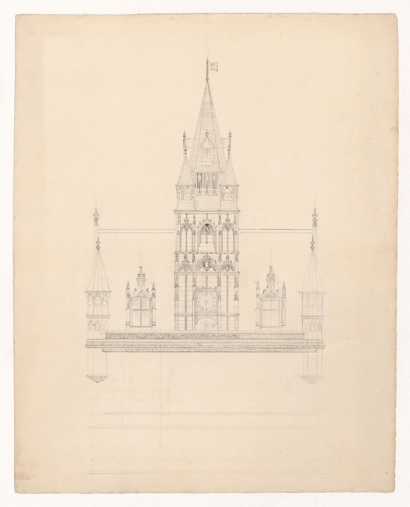 Clock tower elevation