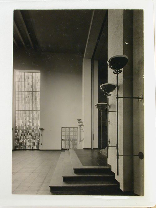 Interior view of altar, Cologne Crematorium, Cologne, Germany