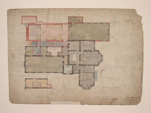 St. Peter's Home, Kilburn: Longitudinal section and details