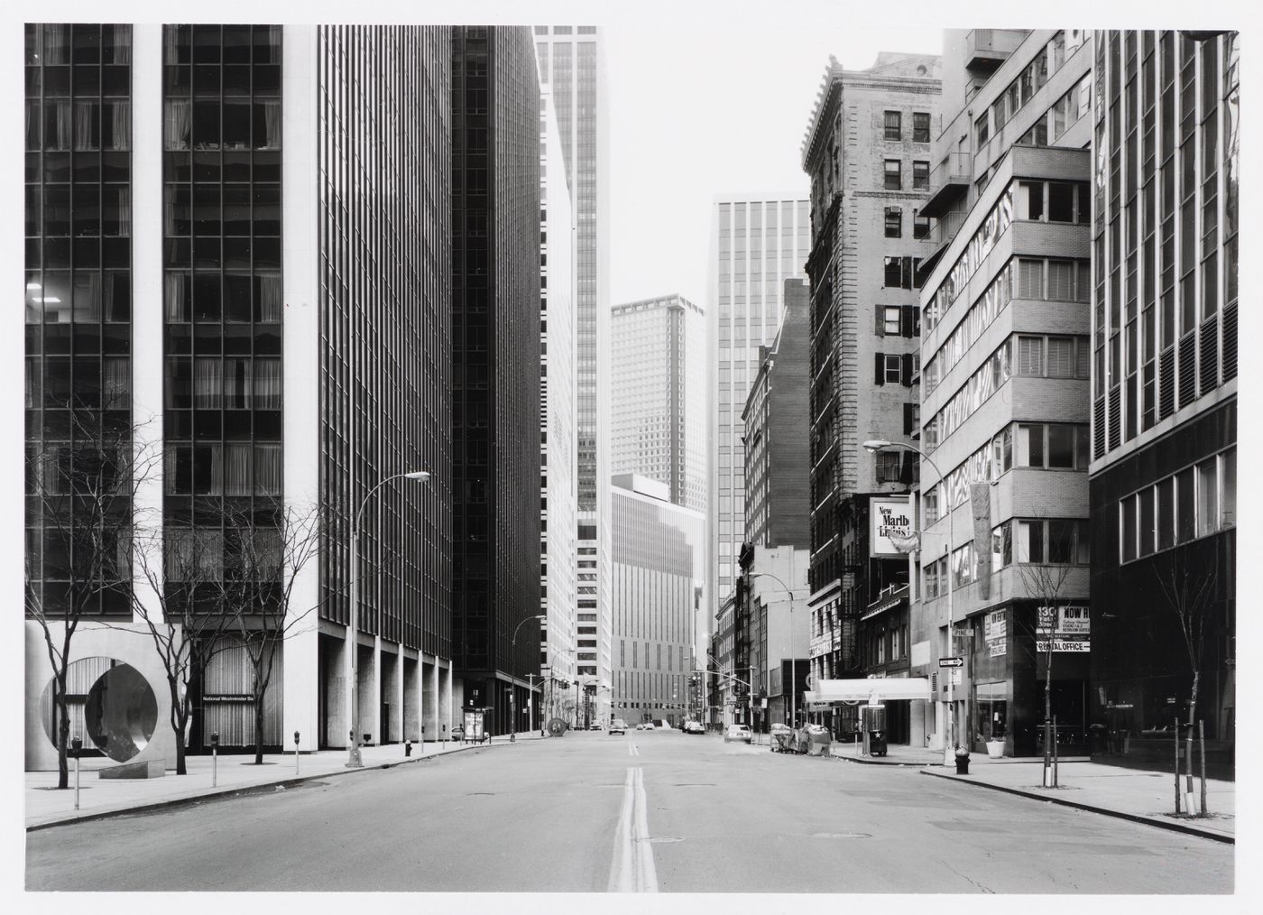 "Water Street", Manhattan, New York, United States, Plate 1 from the artist book "Die Architektur der Strasse, New York City, Dez 1977 - Sept 1978"