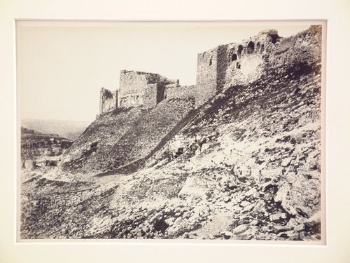 The Citadel, view of east face of the southeast angle, Al-Karak, Trans-Jordan