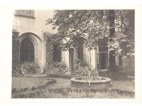 Garden, Provincial museum, Brno, Czech Republic