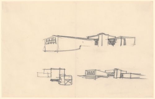 Dexel House, Jena, Germany: Perspectives and plan