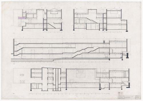 Sections for Centro Galego de Arte Contemporânea, Santiago de Compostela, Spain