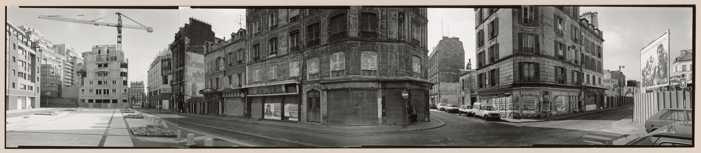 Rue de Ouest at rue Jules Guerde Paris XIV