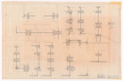 Window frame details for Banco Pinto & Sotto Mayor, Régua, Portugal