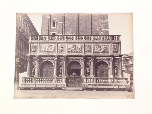 Campanile: base, Venice, Italy