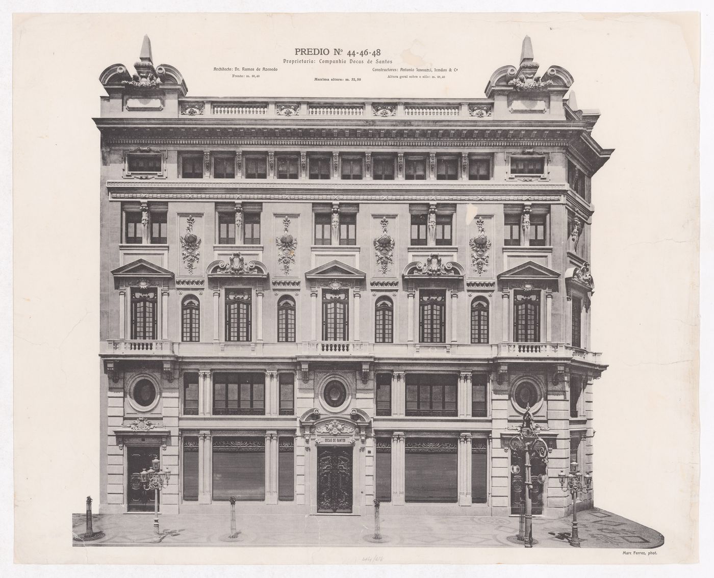 Plate from portfolio ''Avenida Central'', Brazil