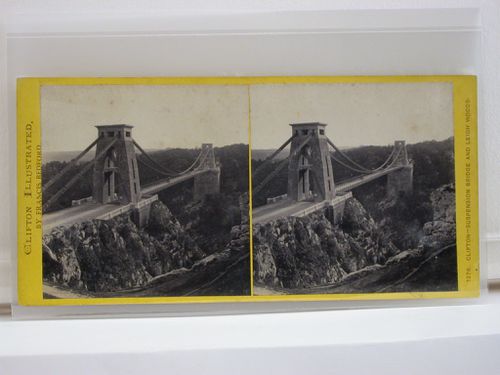 Clifton Illustrated. Clifton - Suspension Bridge and Leigh Woods.