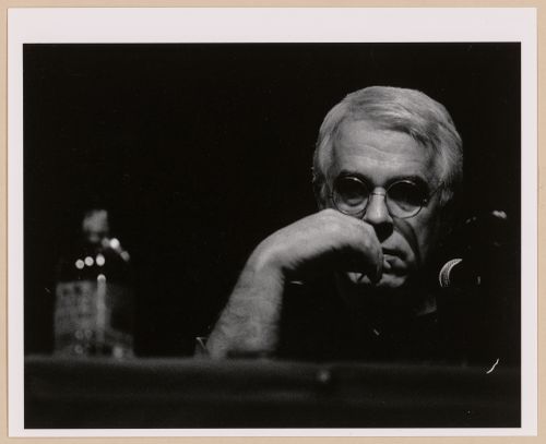View of Peter Eisenman during Culture Lab symposium 2.3: Interceptors