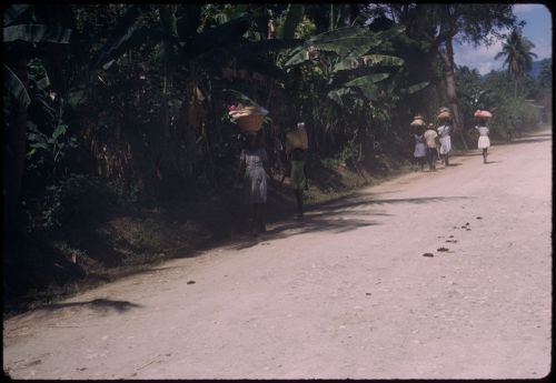 People carrying loads, Haiti