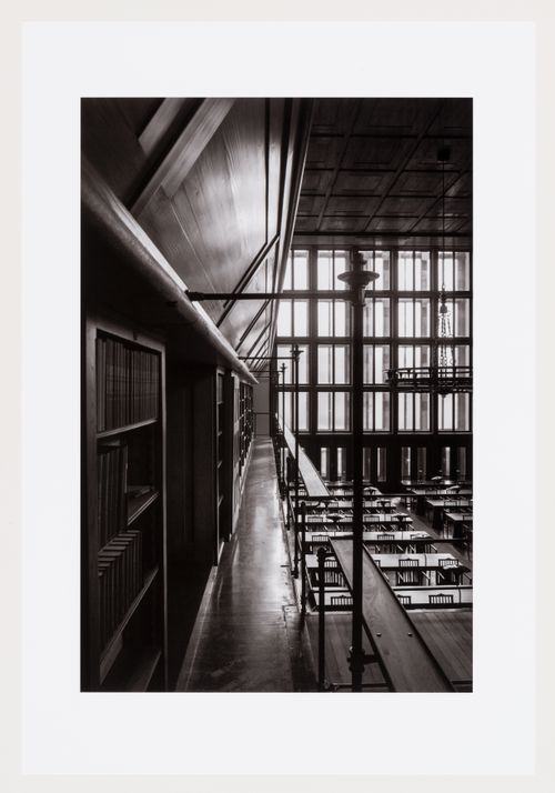 Reading room, National and University Library, Ljubljana, Slovenia