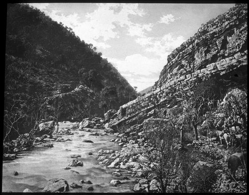 View of an archeological site near the Dead Sea, Israel
