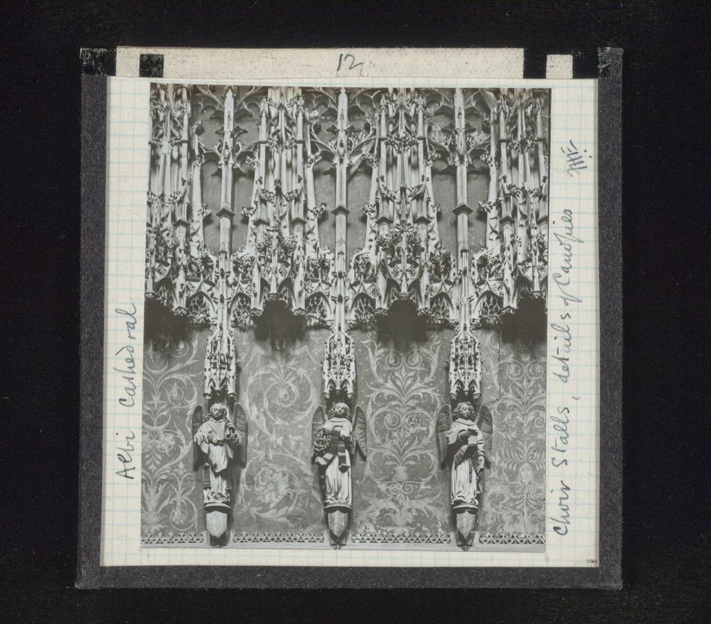 View of canopies of choir stalls of Cathédrale Sainte-Cécile d’Albi, Albi, France