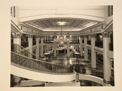 Interior of the Cours Mont-Royal (Mont-Royal Hotel, 1921-1922; Ross MacDonald architects), Montréal, Québec