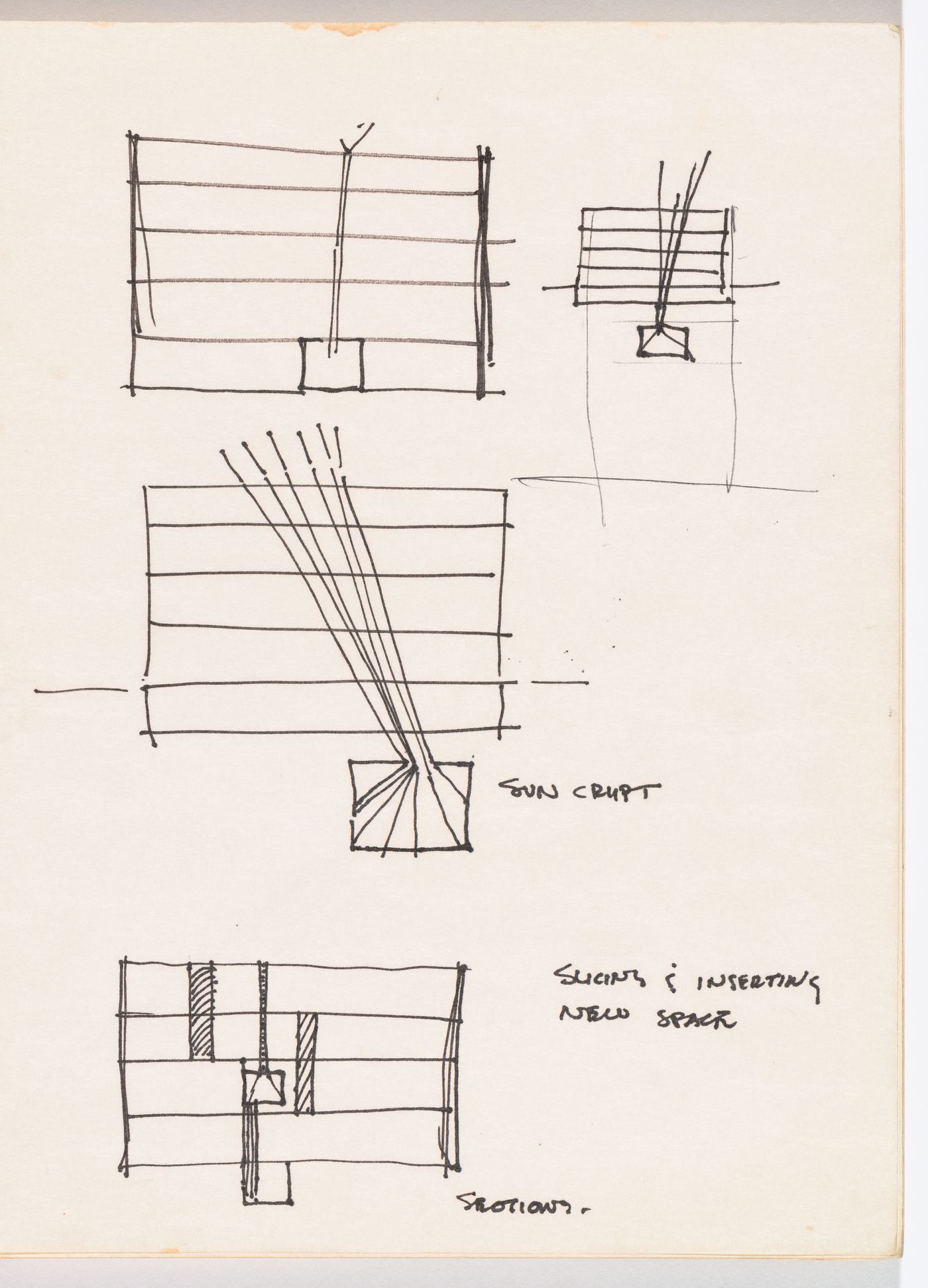 Architectural sketches