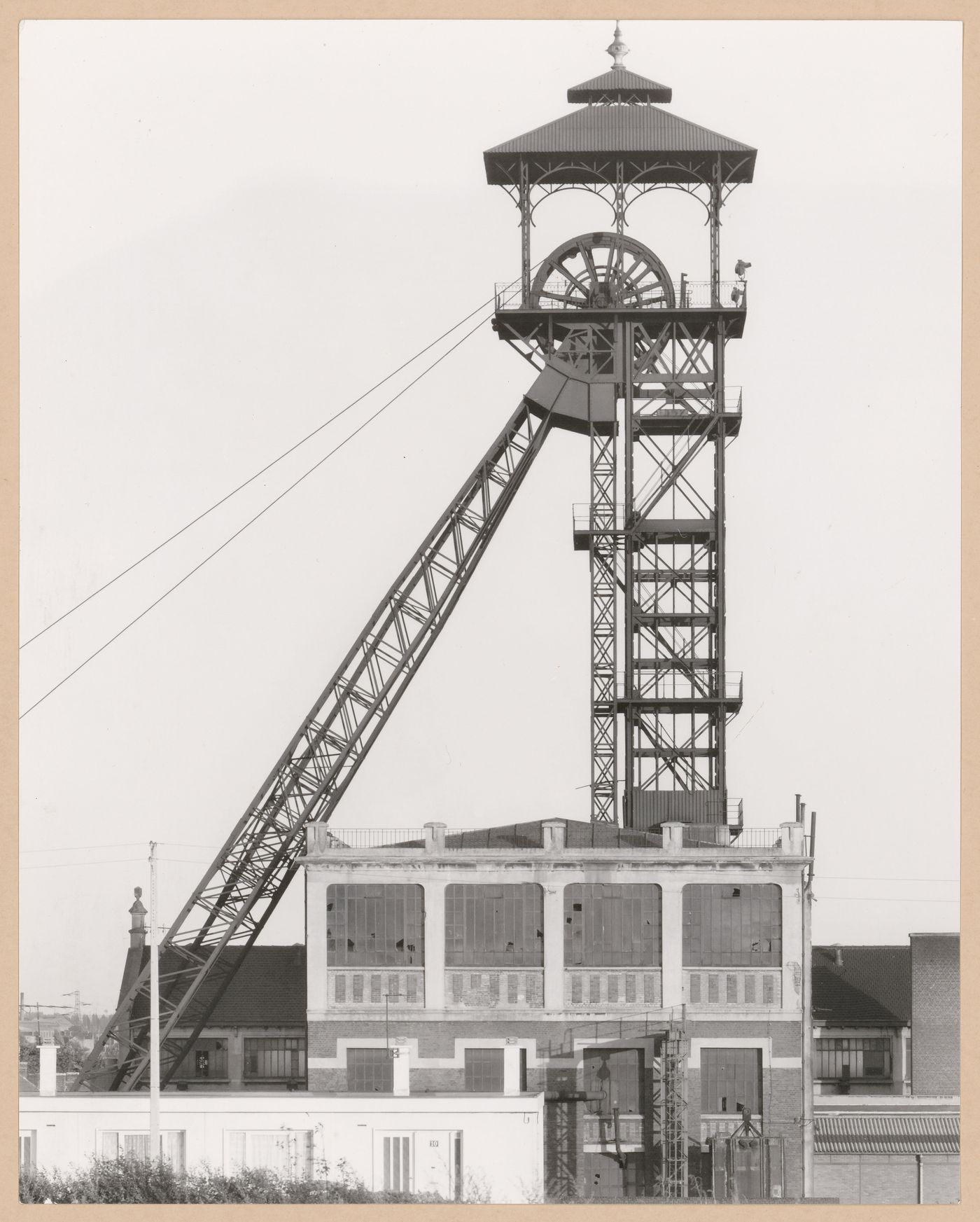 View of a minehead of Puits No. 12, Lens, France