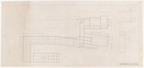 Roof and phasing plans for Centro Cultural de Sines, Sines, Portugal
