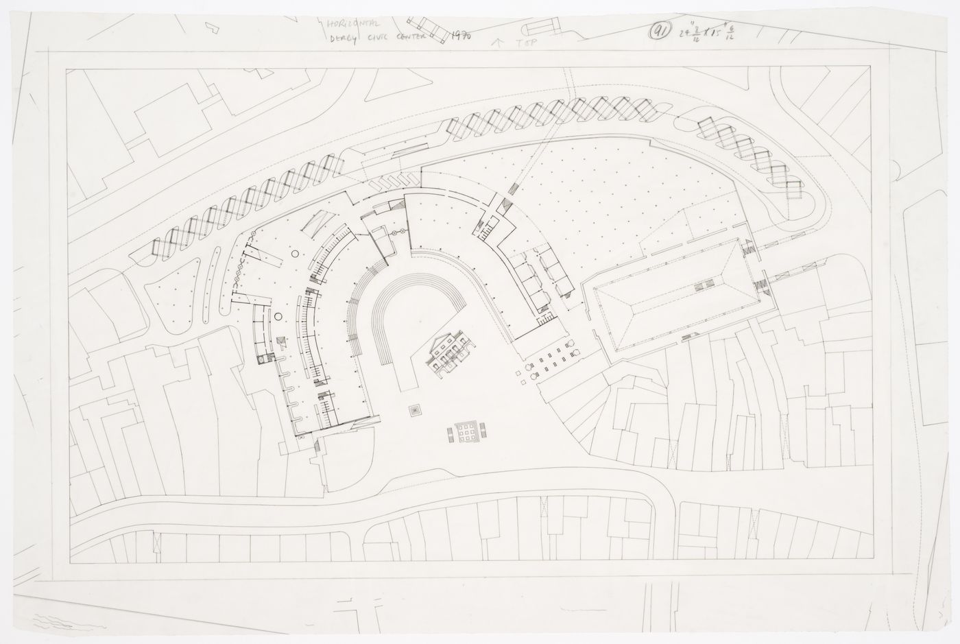 Derby Civic Centre, Derby, England: site plan