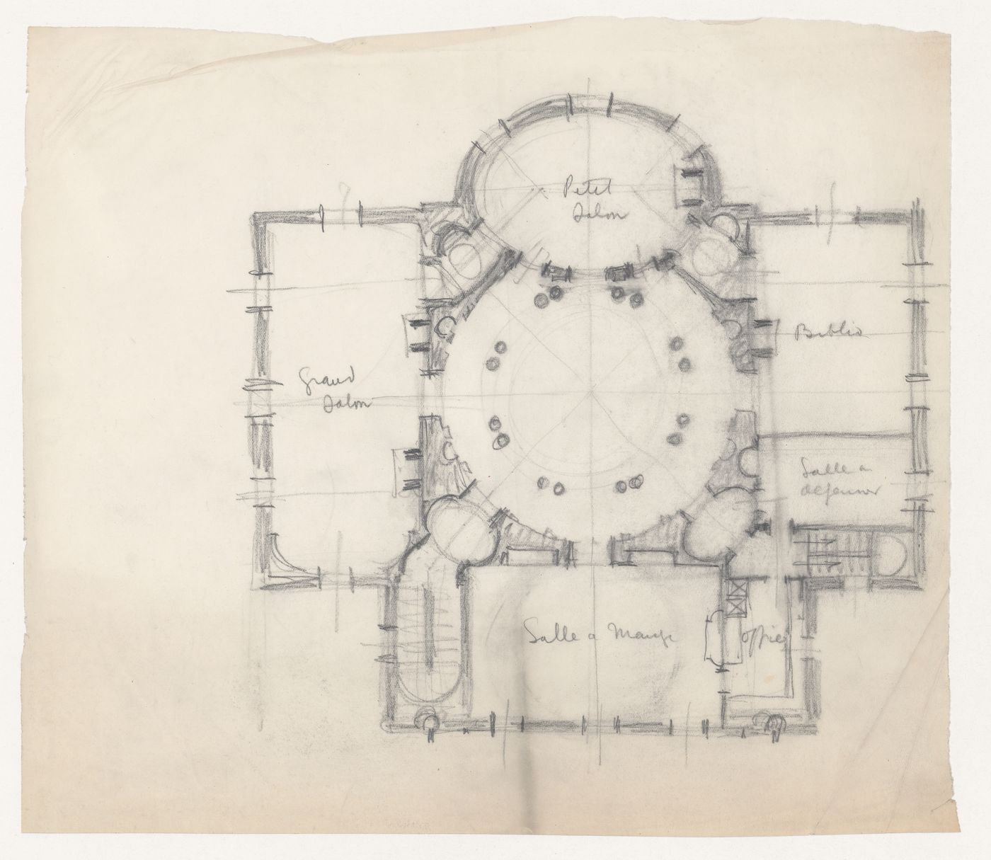 Plan pour la Légation de France, Ottawa, Ontario