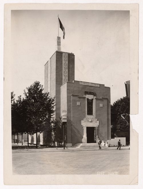 View of Peru's pavilion, 1937 Exposition internationale, Paris, France