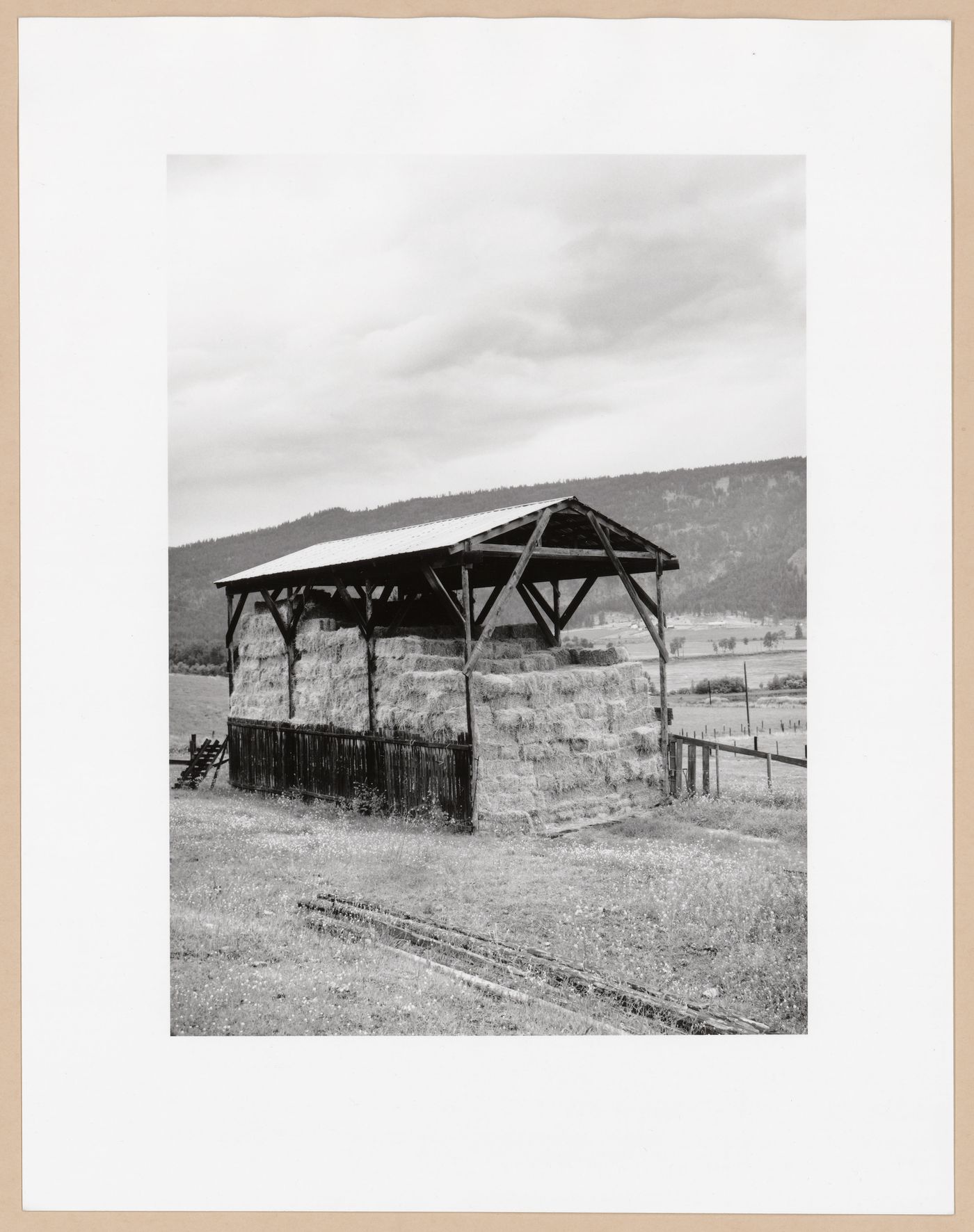 Storage barn, Hwy. 1, British Columbia, from the series The Forms of Canadian Industrial Architecture