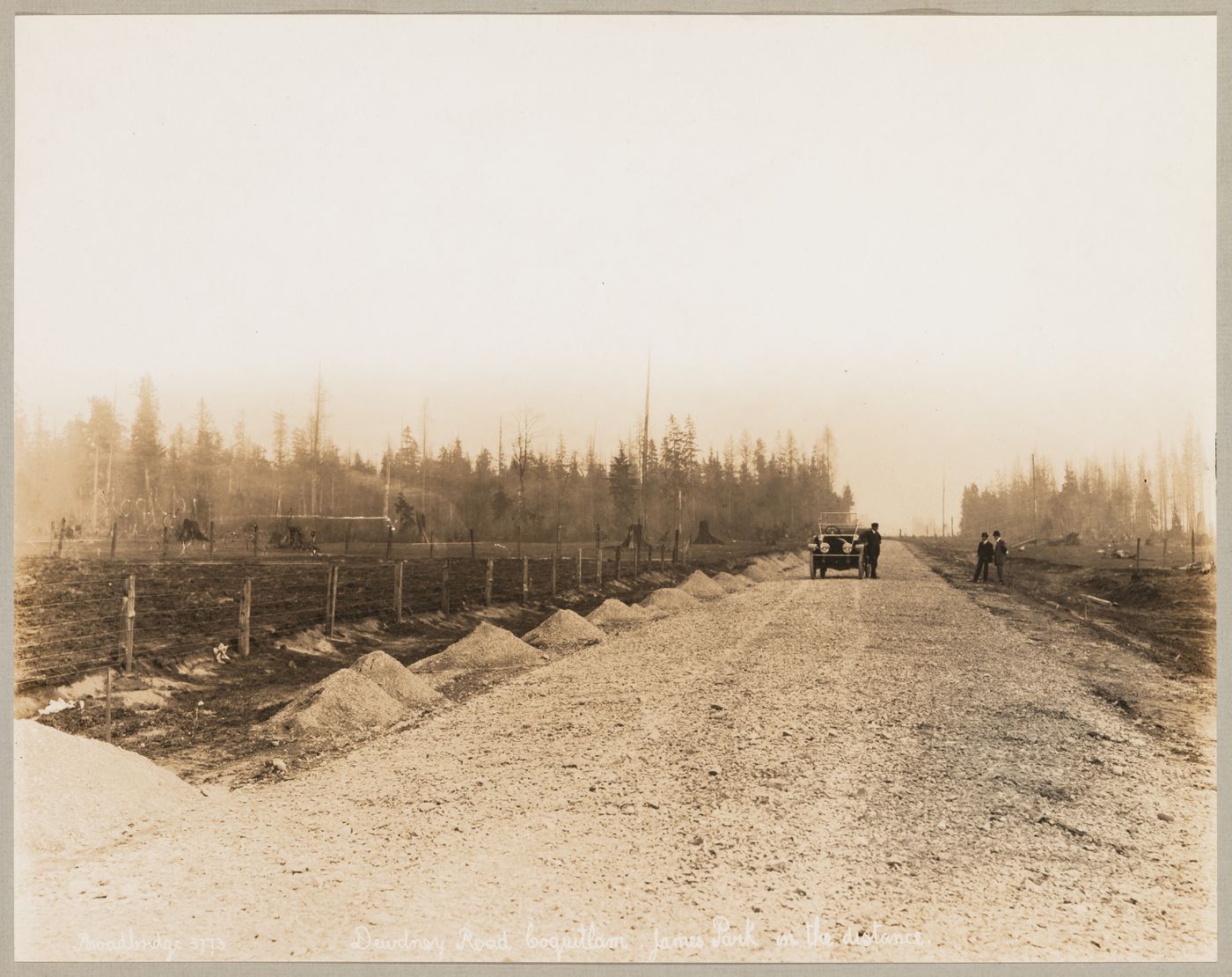 View of Dewdney Trunk Road, Coquitlam (now Port Coquitlam), British Columbia