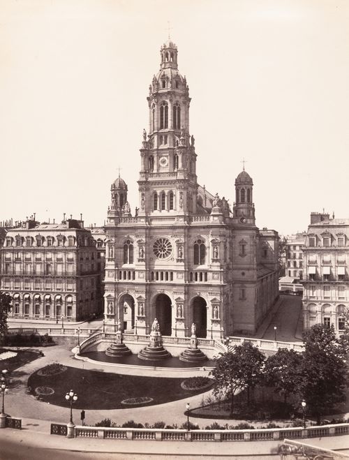 Plate from album ''Buildings, parks and streets of Paris, Versailles and environs, France''