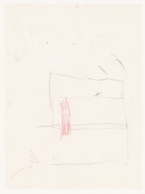 Sketch for House VI, Cornwall, Connecticut