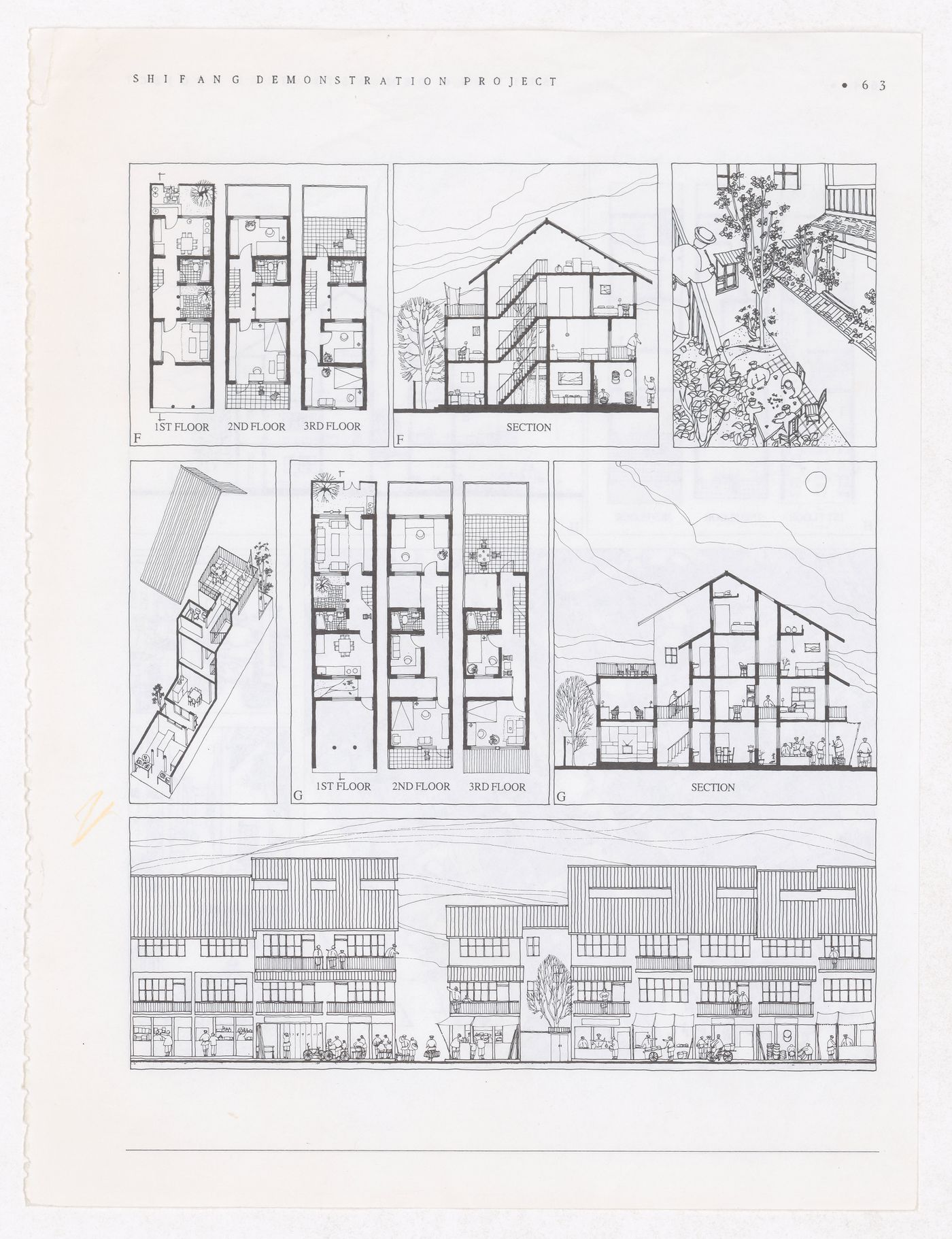 Page of the "Housing a Billion: Urban Upgrading: Design Ideals for Rural China" publication