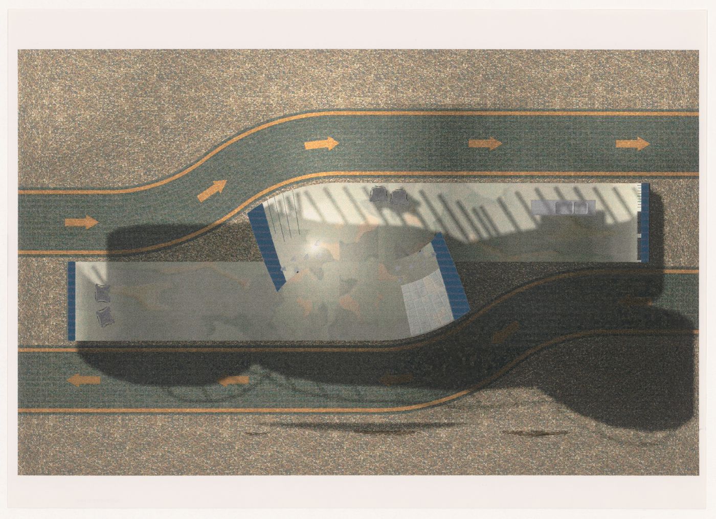 Top down view for Virtual House, Berlin, Germany