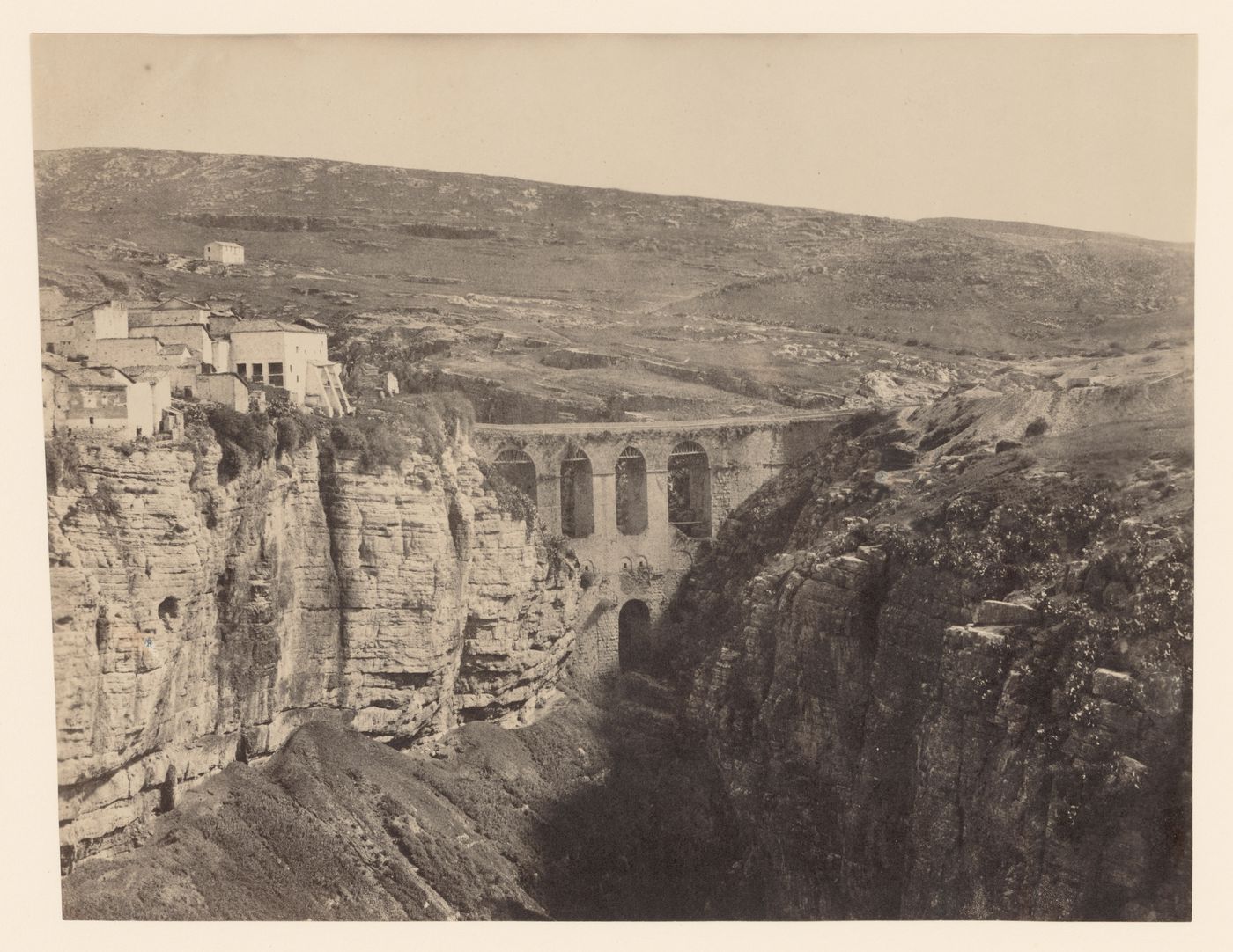 Constantine, Roman Aqueduct. Destroyed 1860's by Earthquake