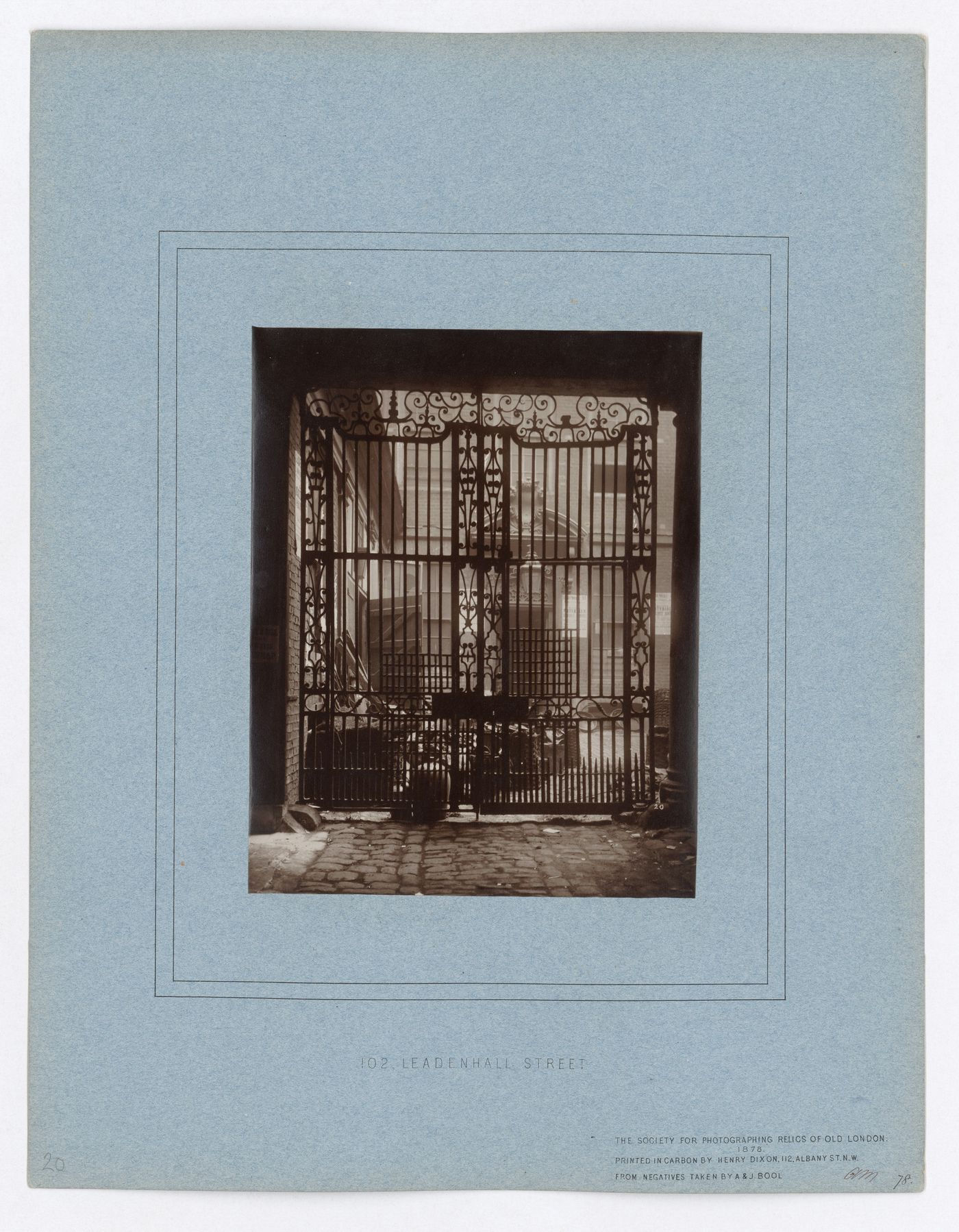 Joe's House [?] 102 Leadenhall Street, London, England