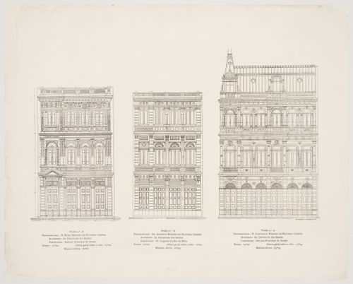 Plate from portfolio ''Avenida Central''