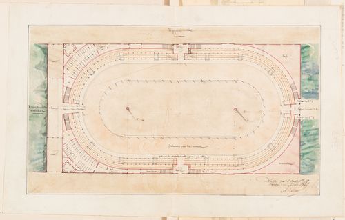 Hippodrome national, Paris: Plan
