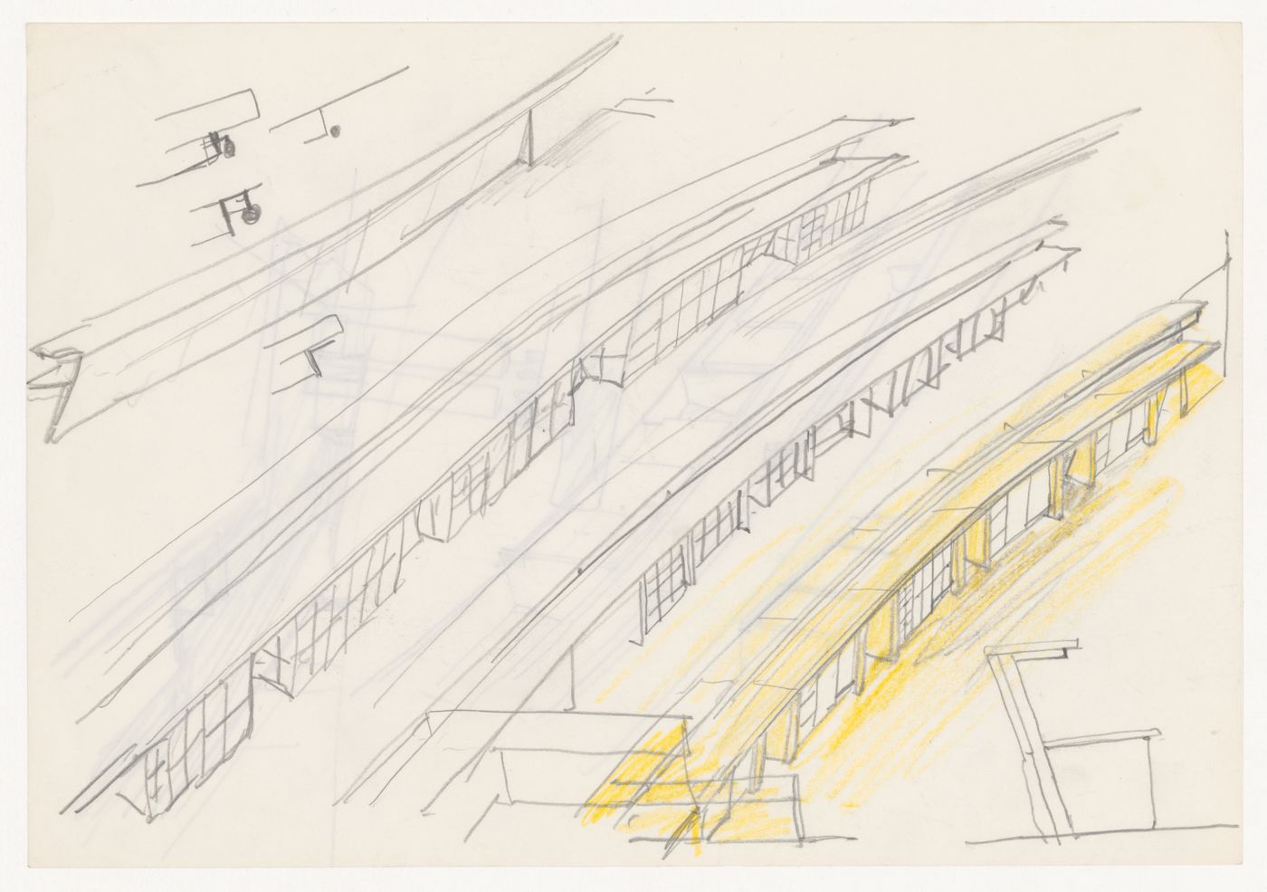 Sketch details for Banco Borges & Irmão II [Borges & Irmão bank II], Vila do Conde, Portugal