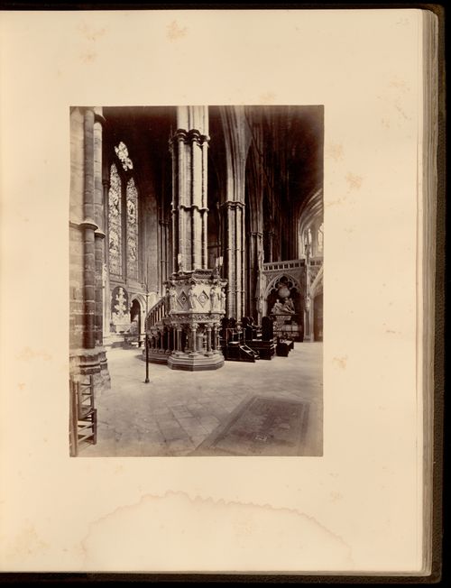 Plate from book ''The Abbey and Palace of Westminster''