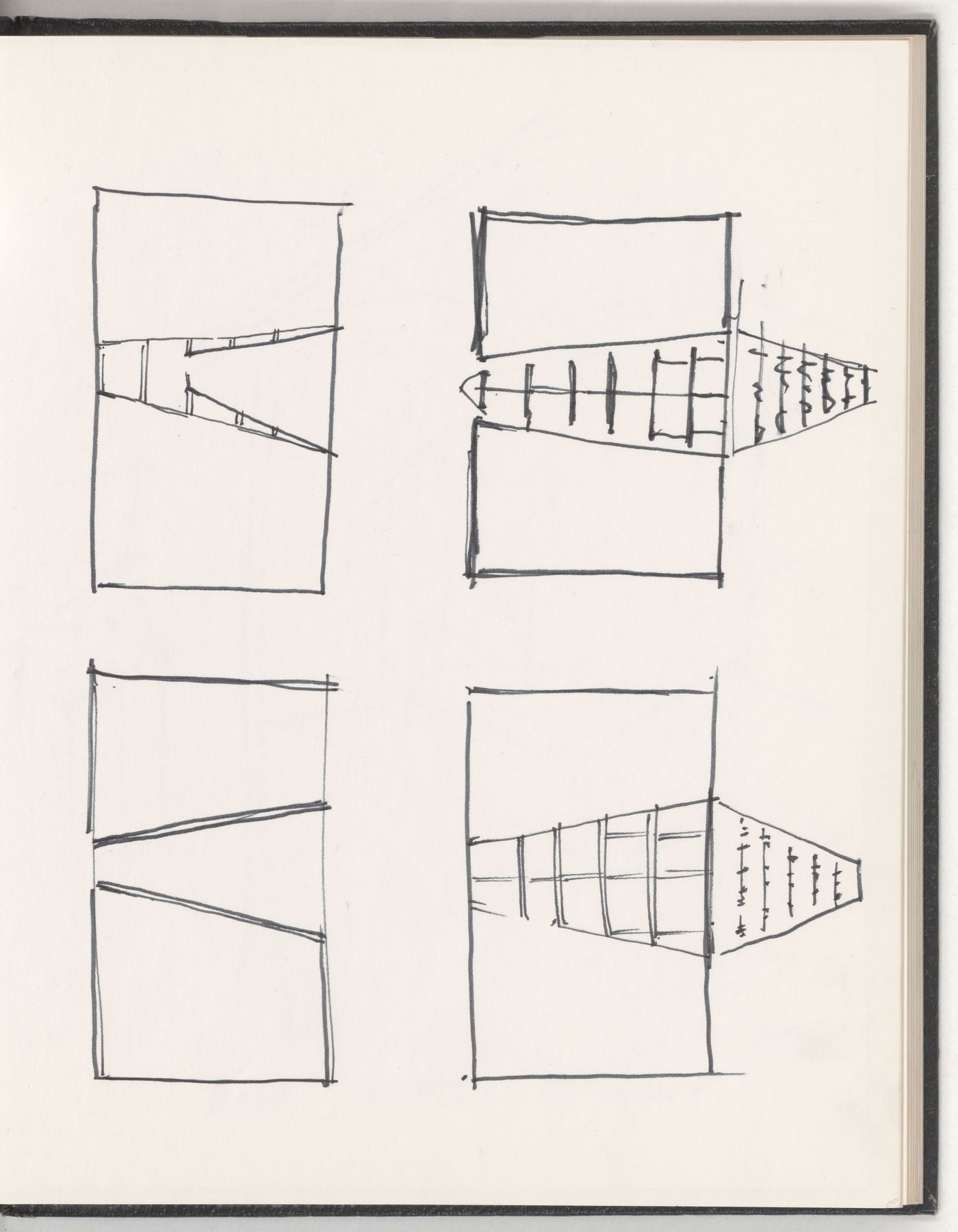 Sketches for architectural proposals
