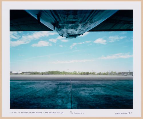 ORD: O’Hare Airfield: View of Aircraft in American Airlines Hangar, O'Hare Airfield, Chicago