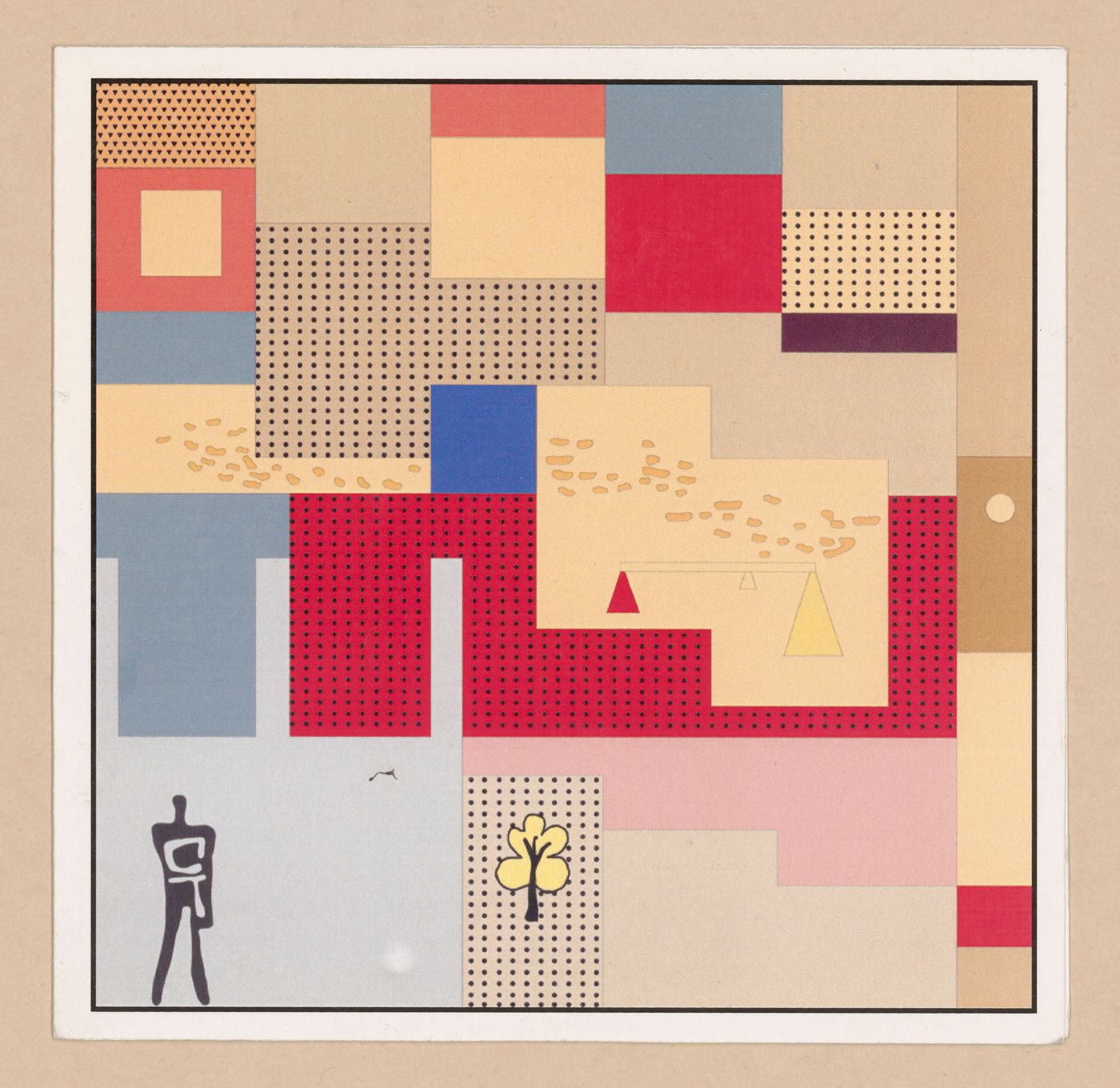 Card with abstract forms by Aditya Prakash