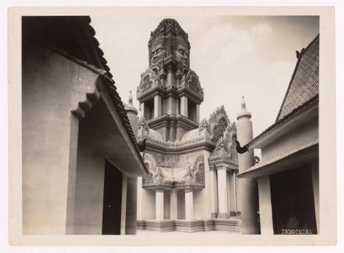 View of Indochina's pavilion, 1937 Exposition internationale, Paris, France