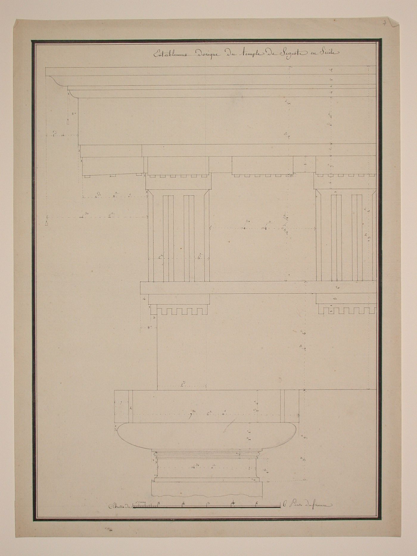 Études en Italie - sheet no. 7