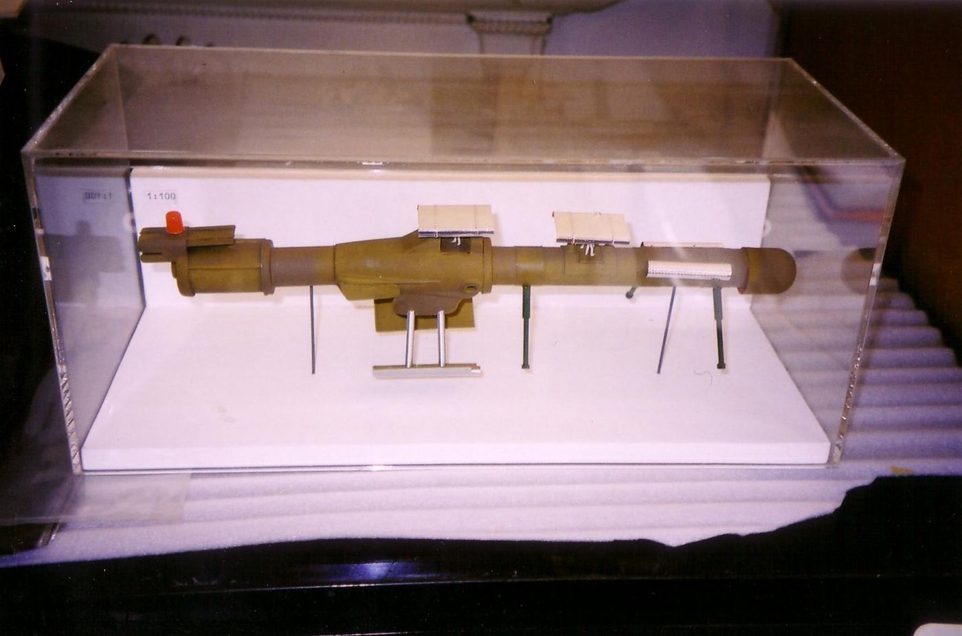 Scaled model of the "mud-mobile"