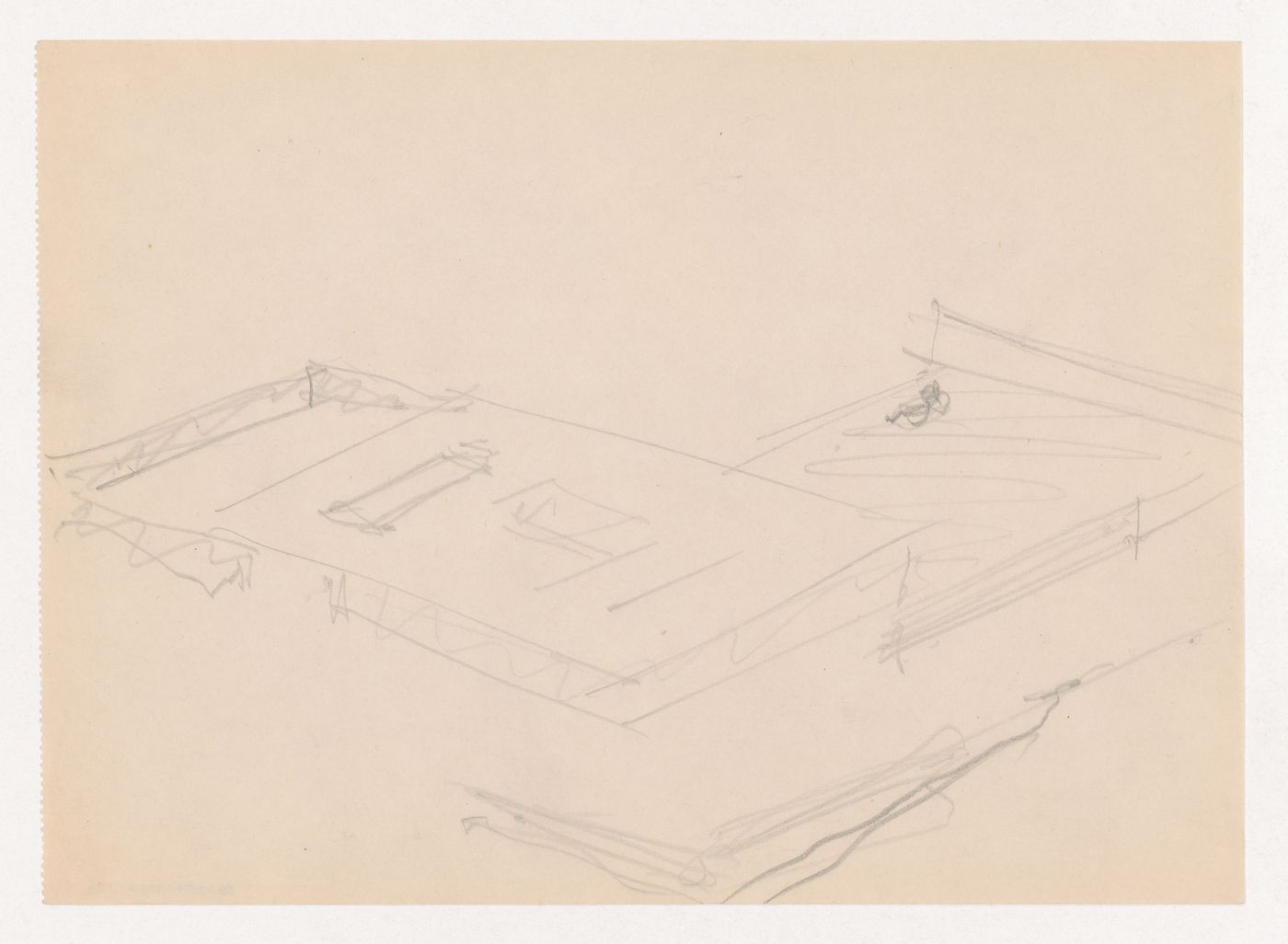 Axonometric sketch for Museum for a Small City