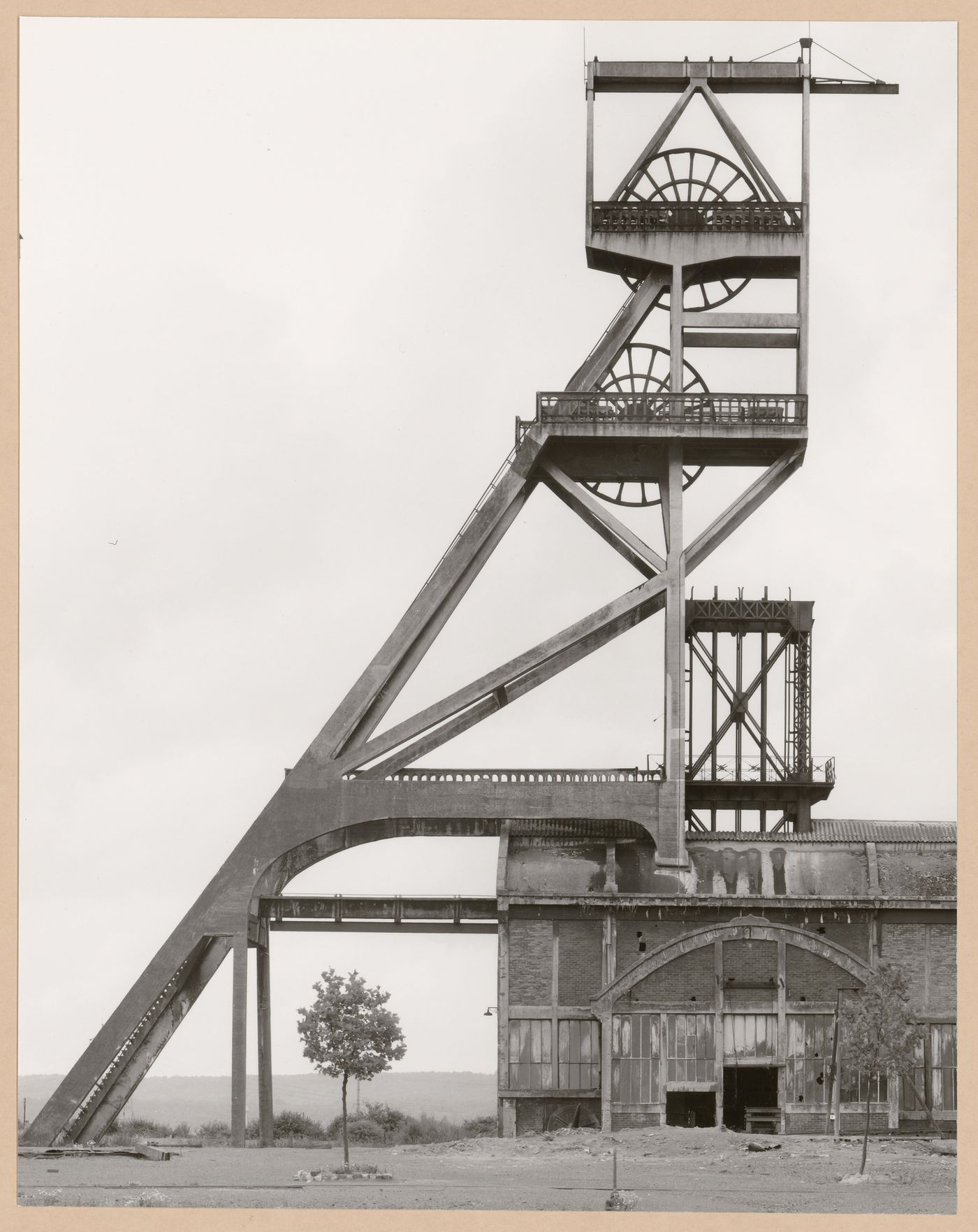 View of a minehead of Fosse Grenay No. 11, Grenay, France