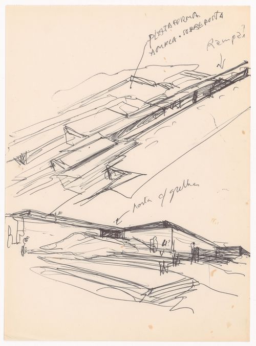 Sketch for Piscina de Marés, Leça da Palmeira