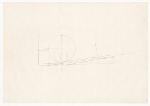 Sketch for Casa Fernando Machado [Fernando Machado house], Porto, Portugal