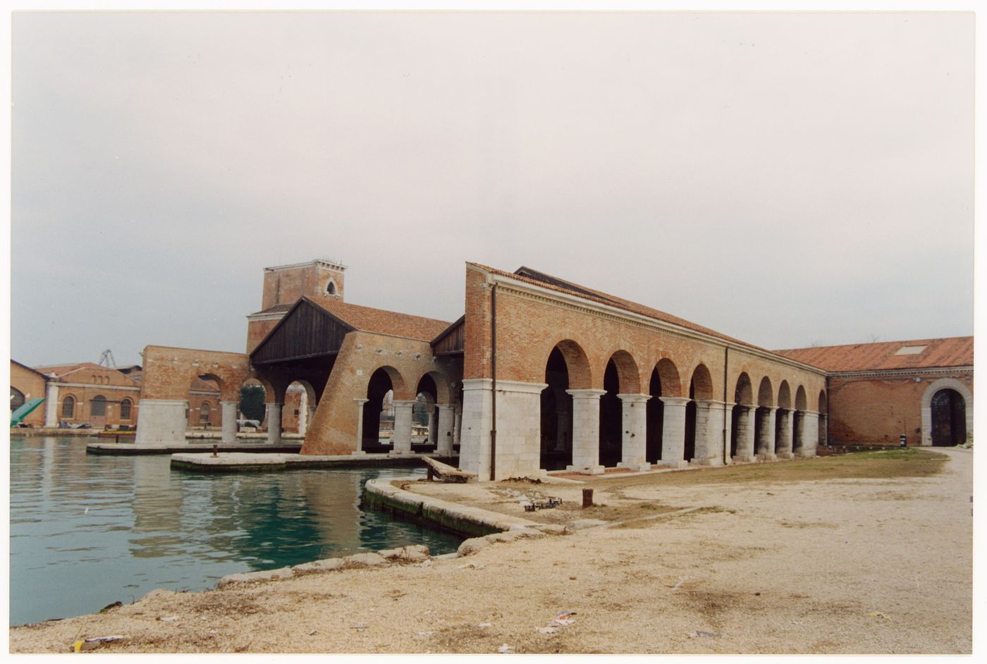 Photograph of a site for the exhibition on James Wines at the Venice Biennale