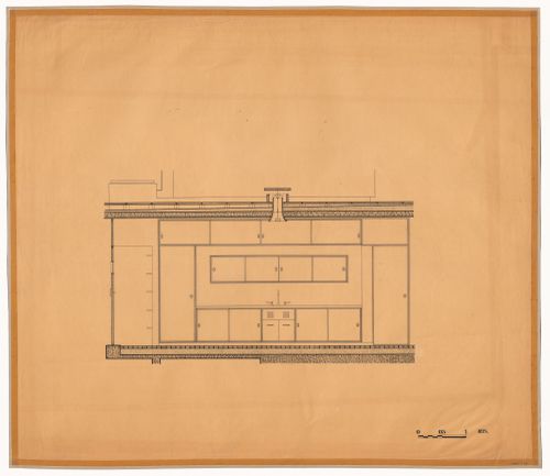 Section for Casa sobre el arroyo, Mar del Plata, Argentina